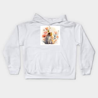 Cat Mom and Baby Kids Hoodie